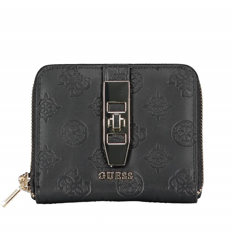 Geldbörse Black, Farbe: schwarz, Marke: Guess, EAN: 0190231261759, Abmessungen in cm: 11.5x10x2, Bild 1 von 3