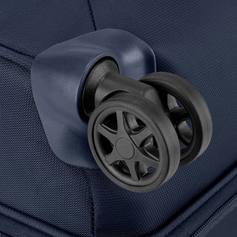 Koffer Duosphere Spinner 55 erweiterbar Dark Blue, Farbe: blau/petrol, Marke: Samsonite, EAN: 5414847815522, Abmessungen in cm: 40x55x20, Bild 5 von 6