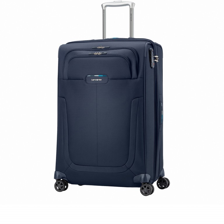 Koffer Duosphere Spinner 67 erweiterbar Dark Blue, Farbe: blau/petrol, Marke: Samsonite, EAN: 5414847815560, Abmessungen in cm: 46x67x28, Bild 2 von 6