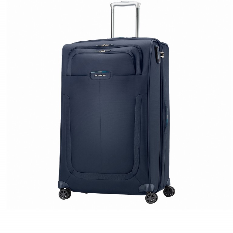 Koffer Duosphere Spinner 78 erweiterbar Dark Blue, Farbe: blau/petrol, Marke: Samsonite, EAN: 5414847815607, Abmessungen in cm: 49x78x30, Bild 2 von 6