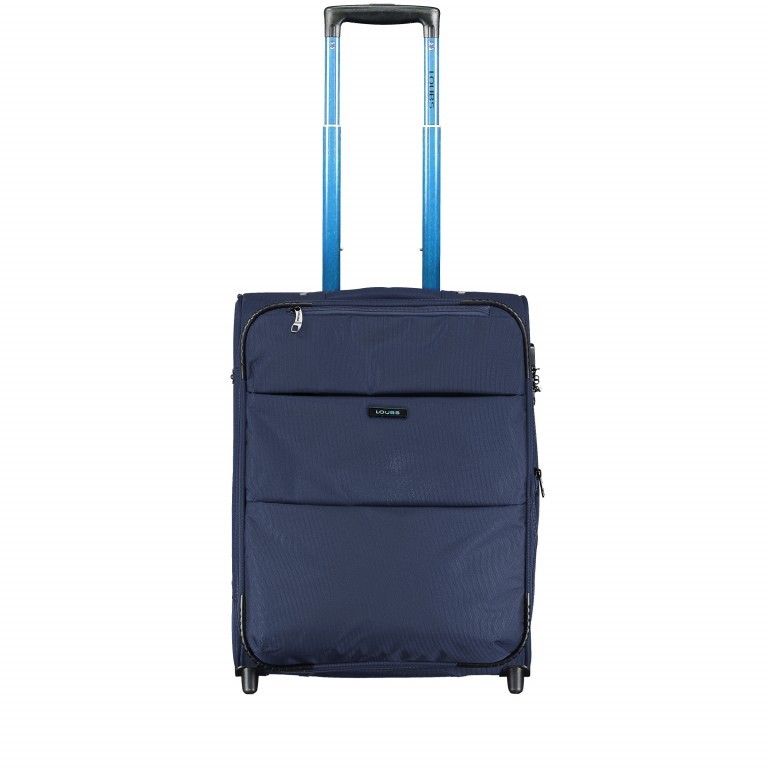 Koffer Adelaide Neo 2-Rollen 50 cm Dunkelblau, Farbe: blau/petrol, Marke: Loubs, EAN: 4046468152444, Abmessungen in cm: 38x54x22, Bild 1 von 4