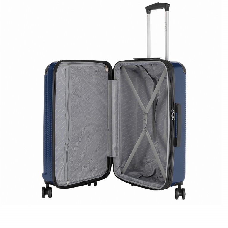 Koffer Protector 50 cm Mittelblau, Farbe: blau/petrol, Marke: Loubs, EAN: 4046468152116, Abmessungen in cm: 40x54x20, Bild 3 von 5