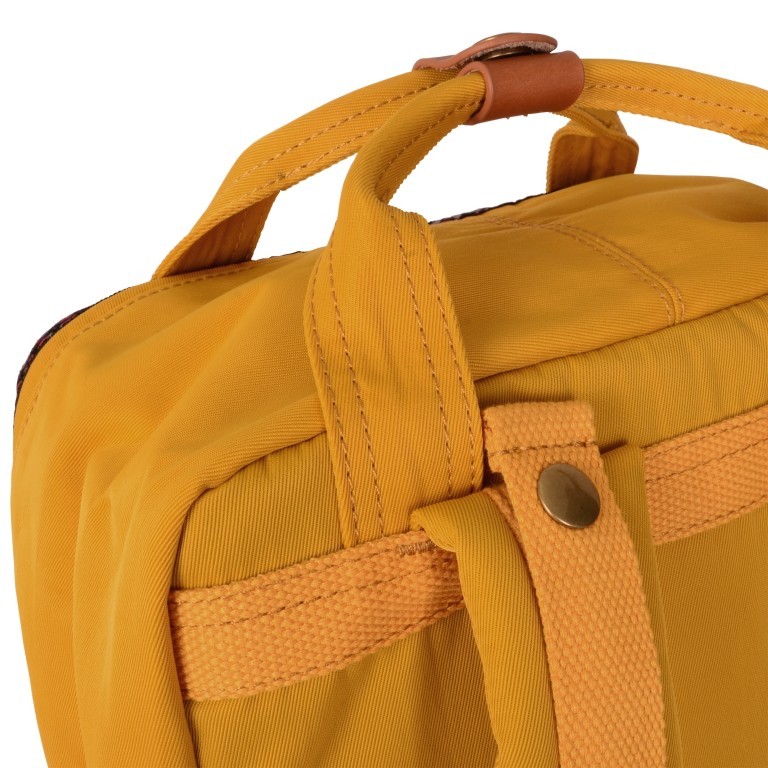 Rucksack Macaroon Volumen 16 Liter Mustard, Farbe: gelb, Marke: Doughnut, EAN: 4897065900705, Abmessungen in cm: 28x38x11, Bild 7 von 7