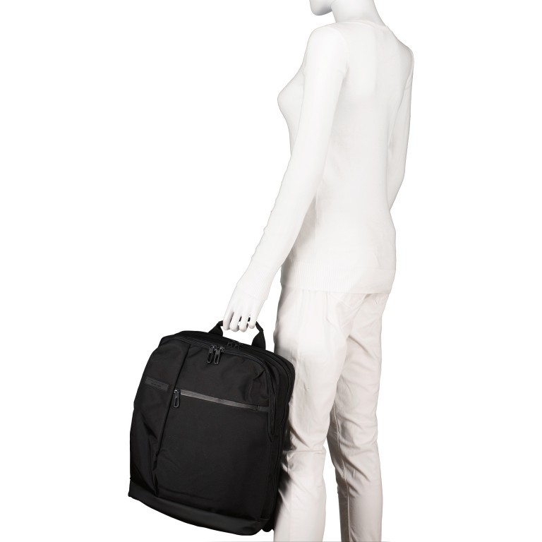 Rucksack RS64 mit Laptopfach 15 Zoll Anthra, Farbe: anthrazit, Marke: Franky, EAN: 4251672722318, Abmessungen in cm: 29x40x12, Bild 4 von 7