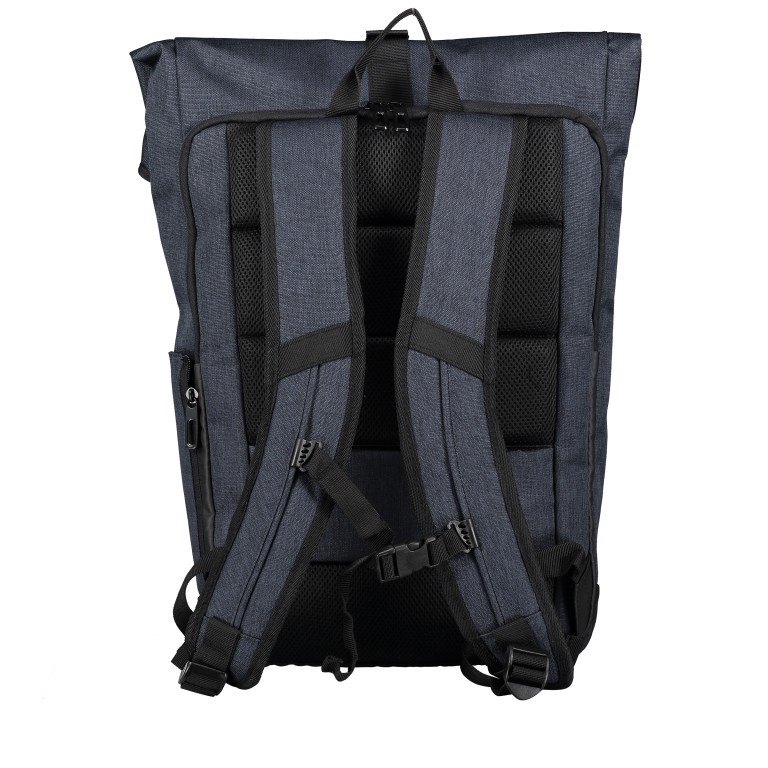 Rucksack RS66 Black, Farbe: schwarz, Marke: Franky, EAN: 4251672722332, Abmessungen in cm: 26x50x14, Bild 3 von 10
