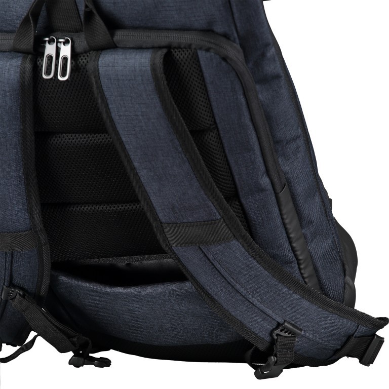 Rucksack RS66 Dark Blue, Farbe: blau/petrol, Marke: Franky, EAN: 4251672722349, Abmessungen in cm: 26x50x14, Bild 9 von 10