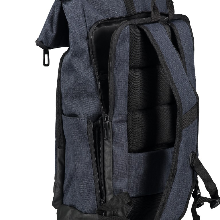 Rucksack RS66 Black, Farbe: schwarz, Marke: Franky, EAN: 4251672722332, Abmessungen in cm: 26x50x14, Bild 10 von 10