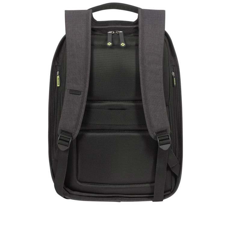Rucksack Securipak Laptop Backpack 15.6 Zoll mit USB-Anschluss Black Steel, Farbe: schwarz, Marke: Samsonite, EAN: 5400520023094, Abmessungen in cm: 30x44x16, Bild 5 von 14