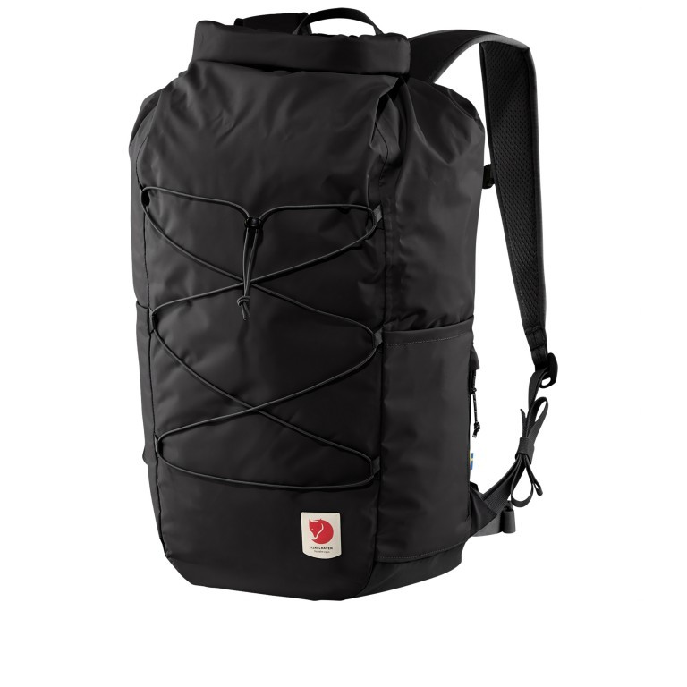Rucksack High Coast Rolltop Volumen 26 Liter Navy, Farbe: blau/petrol, Marke: Fjällräven, EAN: 7323450598273, Abmessungen in cm: 26x48x20, Bild 2 von 10