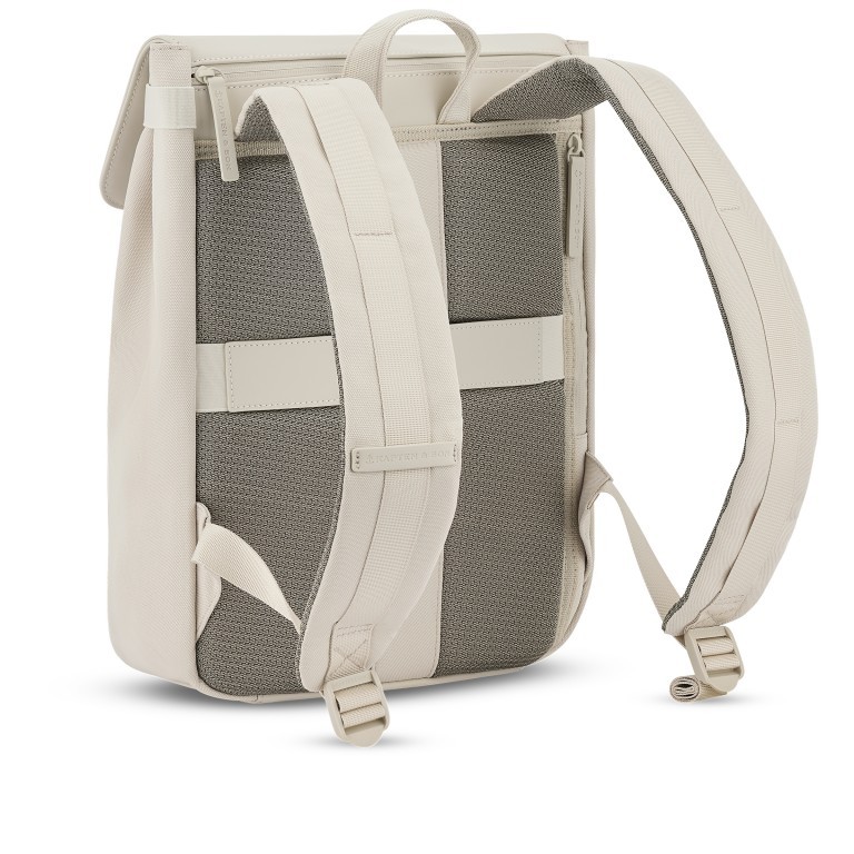 Rucksack Fyn, Farbe: schwarz, anthrazit, grau, blau/petrol, braun, taupe/khaki, grün/oliv, beige, Marke: Kapten & Son, Abmessungen in cm: 28.5x39.5x12.5, Bild 4 von 10