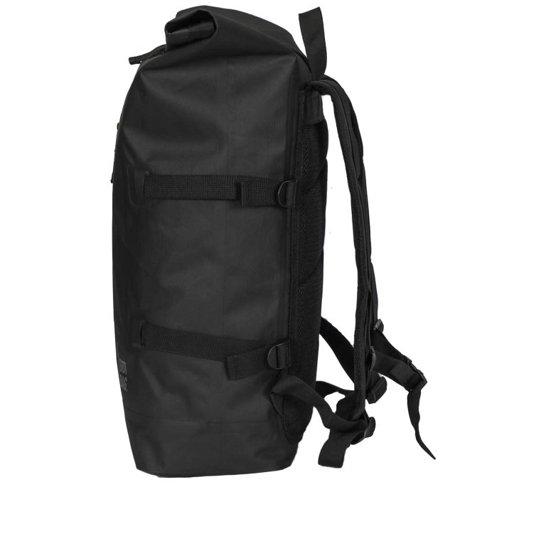 Rucksack Rolltop, Farbe: schwarz, grau, blau/petrol, taupe/khaki, grün/oliv, rosa/pink, beige, Marke: Got Bag, Abmessungen in cm: 33x43x66, Bild 3 von 11