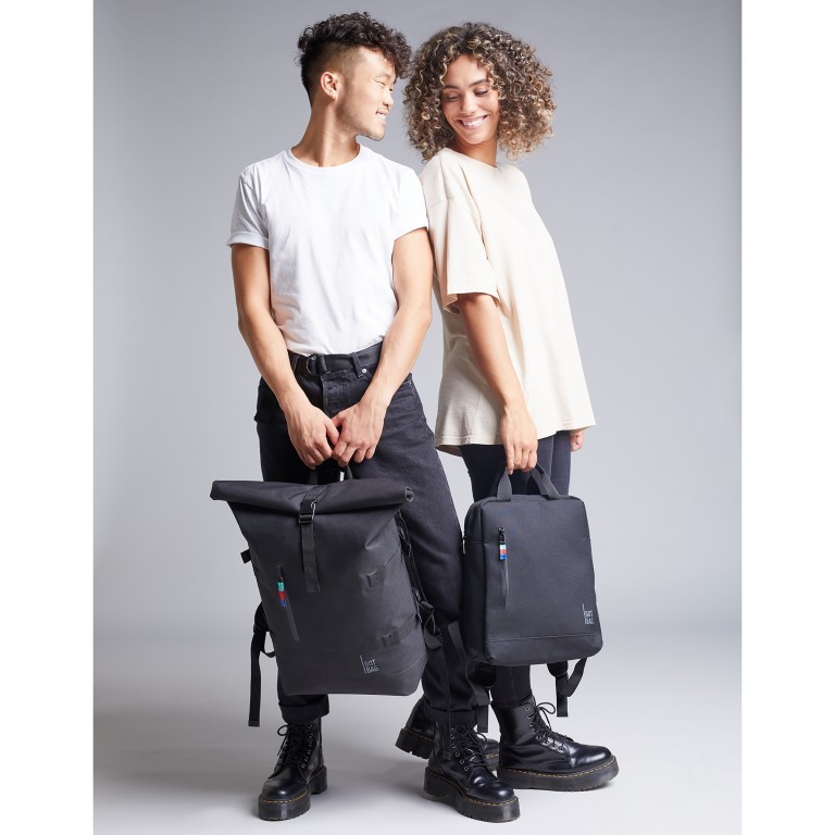 Rucksack Rolltop Stone, Farbe: grau, Marke: Got Bag, EAN: 4260483880278, Abmessungen in cm: 33x43x16, Bild 7 von 11