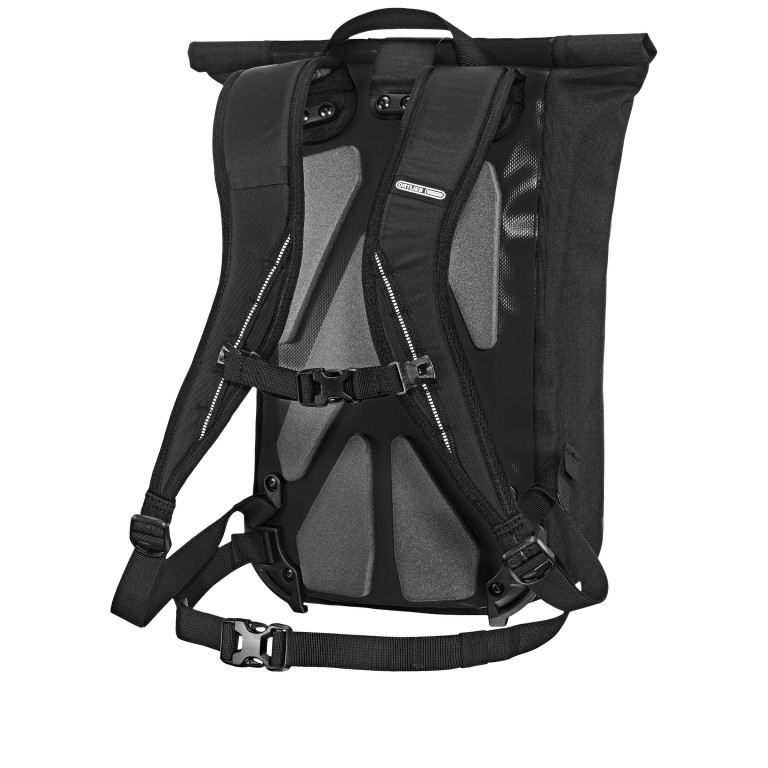 Rucksack Velocity Volumen 17 Liter, Farbe: schwarz, blau/petrol, Marke: Ortlieb, Abmessungen in cm: 28x45x14, Bild 3 von 8