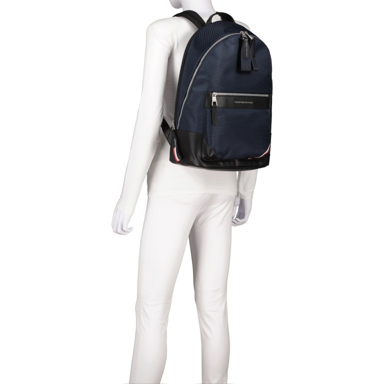 Rucksack Backpack Black, Farbe: schwarz, Marke: Tommy Hilfiger, EAN: 8720116521191, Abmessungen in cm: 31x45x15, Bild 5 von 8