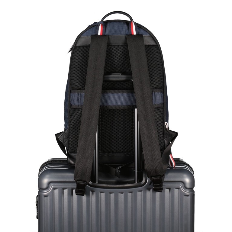 Rucksack Backpack Black, Farbe: schwarz, Marke: Tommy Hilfiger, EAN: 8720116521191, Abmessungen in cm: 31x45x15, Bild 6 von 8