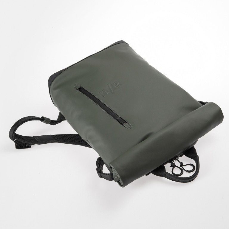 Rucksack Japan Tokio Nishi mit Laptopfach 13 Zoll Forest Night, Farbe: grün/oliv, Marke: Aunts & Uncles, EAN: 4250394982680, Bild 7 von 10