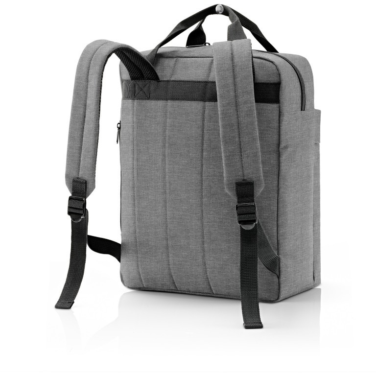 Rucksack Allday Backpack M mit Laptopfach 15 Zoll, Farbe: schwarz, anthrazit, blau/petrol, beige, bunt, Marke: Reisenthel, Abmessungen in cm: 30x39x13, Bild 2 von 3