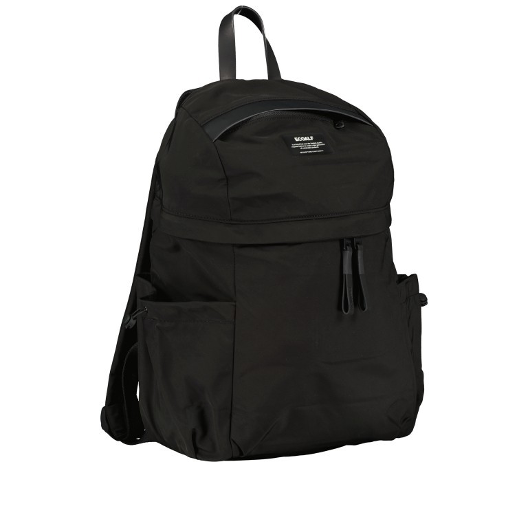 Rucksack MomAlf Volumen 18.4 Liter Black, Farbe: schwarz, Marke: Ecoalf, EAN: 8445336244469, Abmessungen in cm: 27.5x41.5x17, Bild 2 von 6