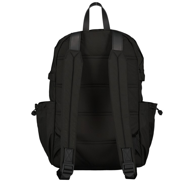 Rucksack MomAlf Volumen 18.4 Liter Black, Farbe: schwarz, Marke: Ecoalf, EAN: 8445336244469, Abmessungen in cm: 27.5x41.5x17, Bild 4 von 6