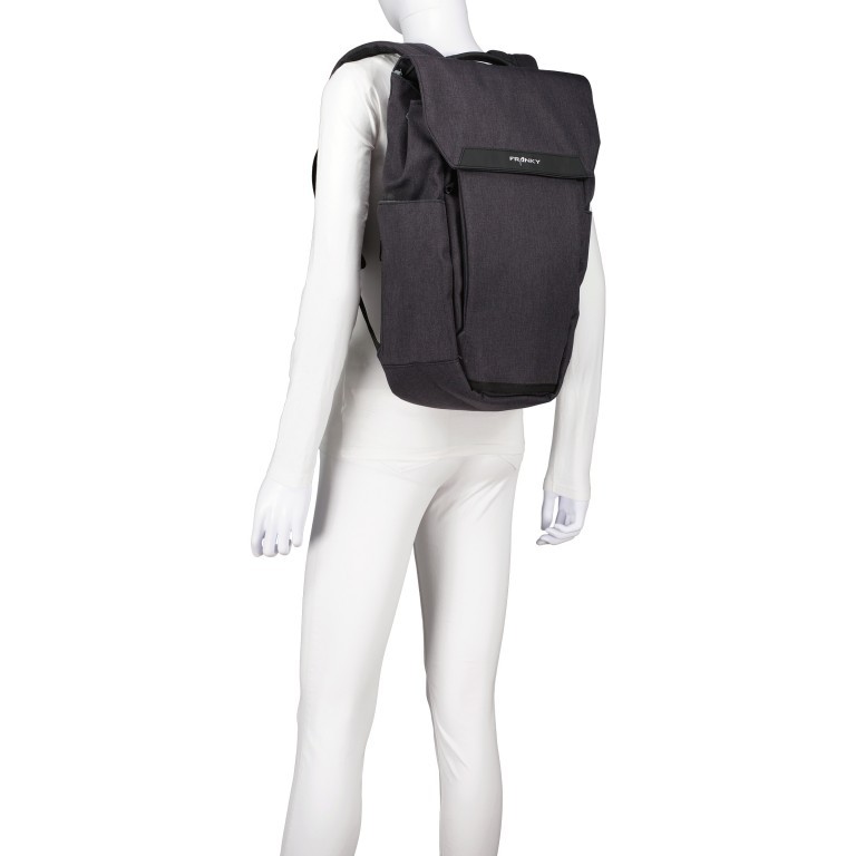 Rucksack RS72 Black, Farbe: schwarz, Marke: Franky, EAN: 4251885903436, Abmessungen in cm: 30x48x14, Bild 5 von 7