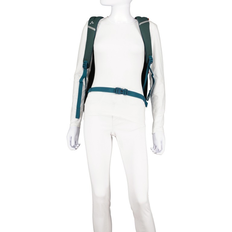 Rucksack Tecowork III mit Laptopfach 17 Zoll Marine, Farbe: blau/petrol, Marke: Vaude, EAN: 4052285713874, Abmessungen in cm: 36x55x20, Bild 6 von 10