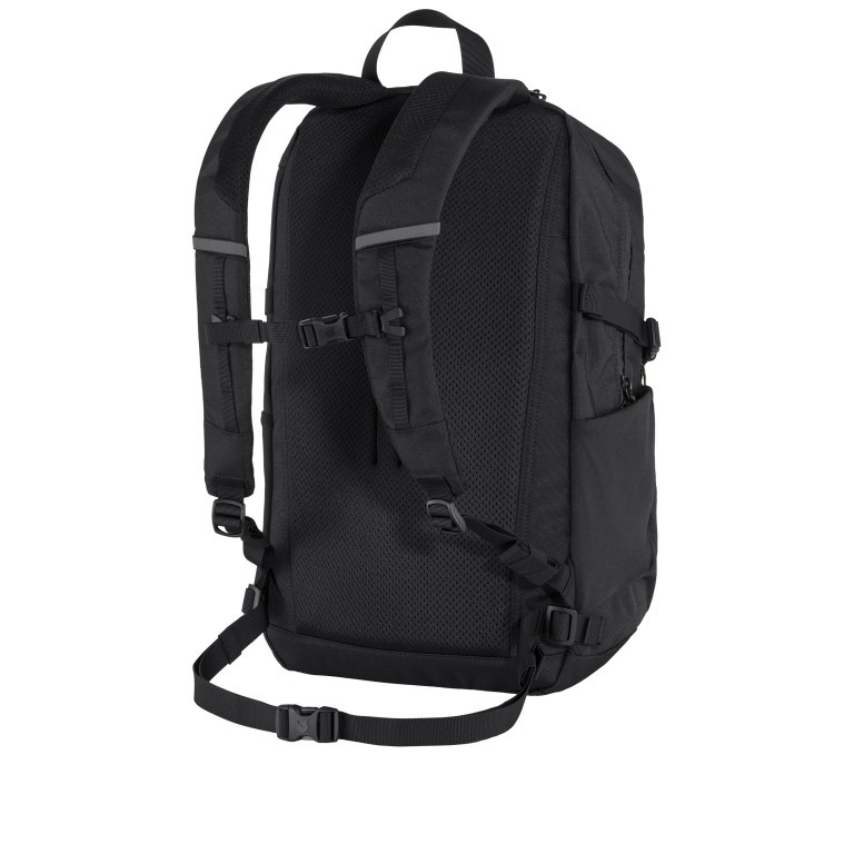 Rucksack Skule 28 mit Laptopfach 15 Zoll Black, Farbe: schwarz, Marke: Fjällräven, EAN: 7323450785741, Abmessungen in cm: 41x50x18, Bild 3 von 11