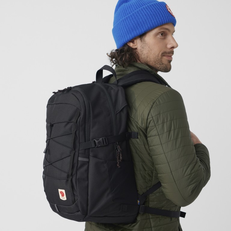 Rucksack Skule 28 mit Laptopfach 15 Zoll, Farbe: schwarz, grau, blau/petrol, grün/oliv, orange, Marke: Fjällräven, Abmessungen in cm: 41x50x18, Bild 5 von 11