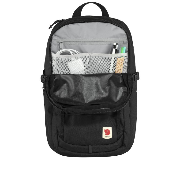 Rucksack Skule 28 mit Laptopfach 15 Zoll Black, Farbe: schwarz, Marke: Fjällräven, EAN: 7323450785741, Abmessungen in cm: 41x50x18, Bild 6 von 11