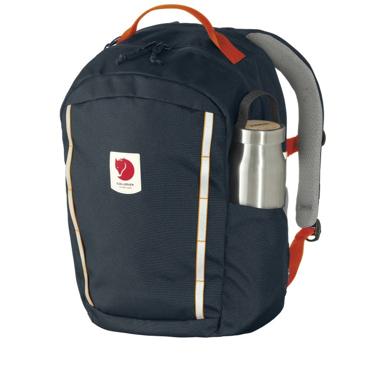 Rucksack Skule Kids rundum reflektierend Red Gold, Farbe: gelb, Marke: Fjällräven, EAN: 7323450800567, Abmessungen in cm: 23x39x15, Bild 6 von 6