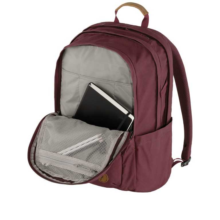 Rucksack Räven mit Laptopfach 15 Zoll Volumen 28 Liter Foliage Green, Farbe: grün/oliv, Marke: Fjällräven, EAN: 7323450786243, Abmessungen in cm: 36x47x15.5, Bild 7 von 8