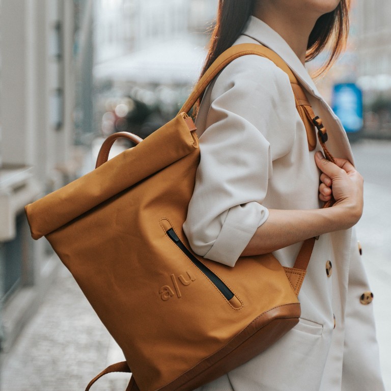 Rucksack Japan Wakayama mit Laptopfach 13 Zoll Volcanic Ash, Farbe: anthrazit, Marke: Aunts & Uncles, EAN: 4250394982567, Abmessungen in cm: 26x39x10, Bild 4 von 11