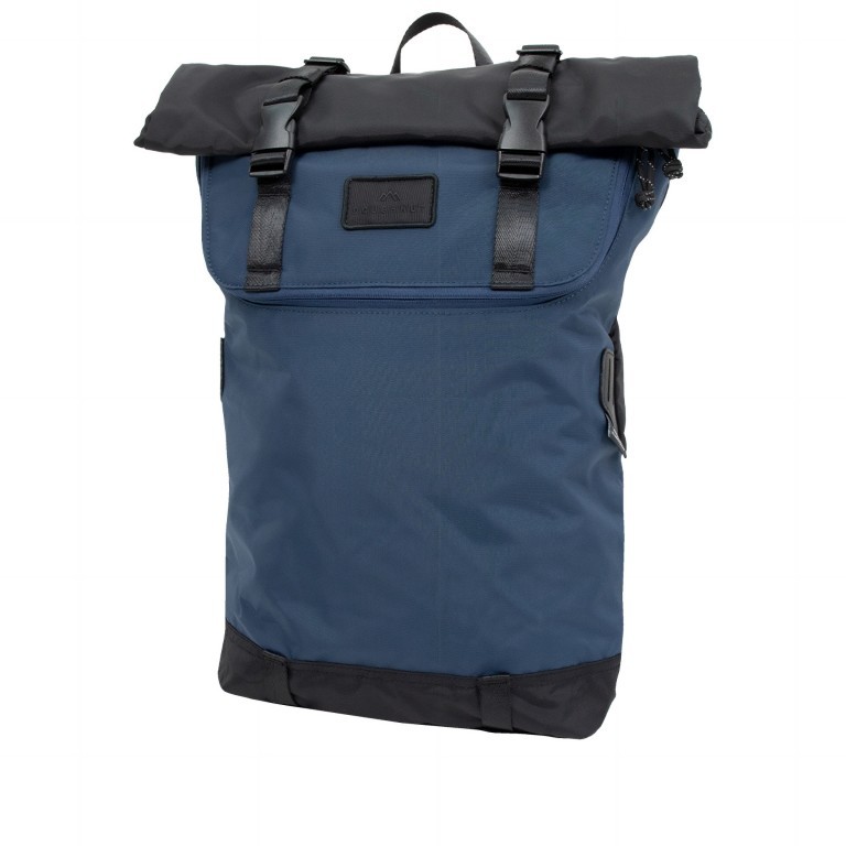 Rucksack Go Wild Series Christopher mit Laptopfach 14 Zoll Volumen 18 Liter Black Navy, Farbe: blau/petrol, Marke: Doughnut, EAN: 4895222511474, Abmessungen in cm: 32x45x12.5, Bild 2 von 3
