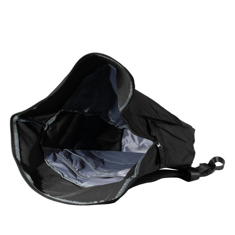 Rucksack BBRS77-F mit Rolltop Black, Farbe: schwarz, Marke: Blackbeat, EAN: 4066727001047, Abmessungen in cm: 25.5x40x15, Bild 6 von 6