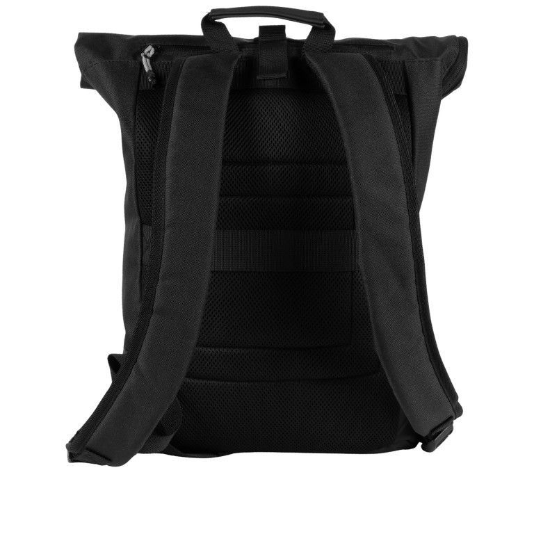 Rucksack BBRS60-F mit Rolltop Black, Farbe: schwarz, Marke: Blackbeat, EAN: 4066727000972, Abmessungen in cm: 24.5x44x12, Bild 3 von 6