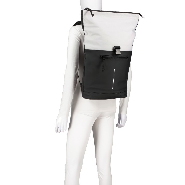Rucksack Backham New York mit Laptopfach 14 Taupe, Farbe: taupe/khaki, Marke: Blackbeat, EAN: 4066727004659, Abmessungen in cm: 28x42x11.5, Bild 5 von 7