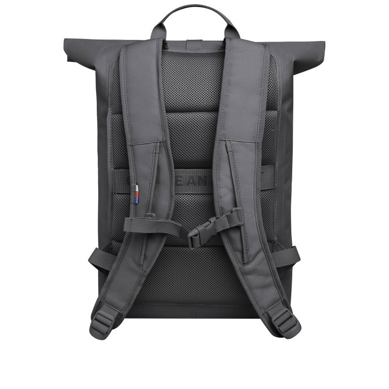 Rucksack Rolltop Lite 2.0, Farbe: grau, grün/oliv, flieder/lila, Marke: Got Bag, Abmessungen in cm: 32x42x15, Bild 4 von 13