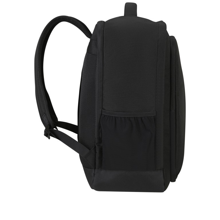Rucksack Take2Cabin Casual Backpack M mit Laptopfach 15.6 Zoll, Farbe: schwarz, blau/petrol, grün/oliv, Marke: American Tourister, Abmessungen in cm: 20x45x36, Bild 3 von 15