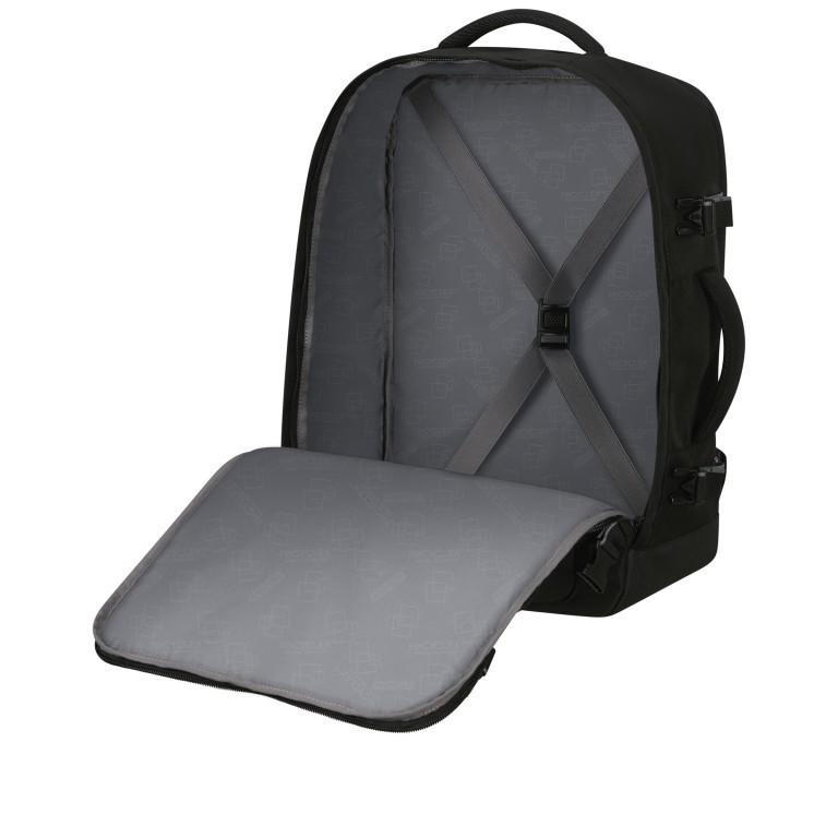 Rucksack Take2Cabin Casual Backpack M mit Laptopfach 15.6 Zoll, Farbe: schwarz, blau/petrol, grün/oliv, Marke: American Tourister, Abmessungen in cm: 20x45x36, Bild 7 von 15