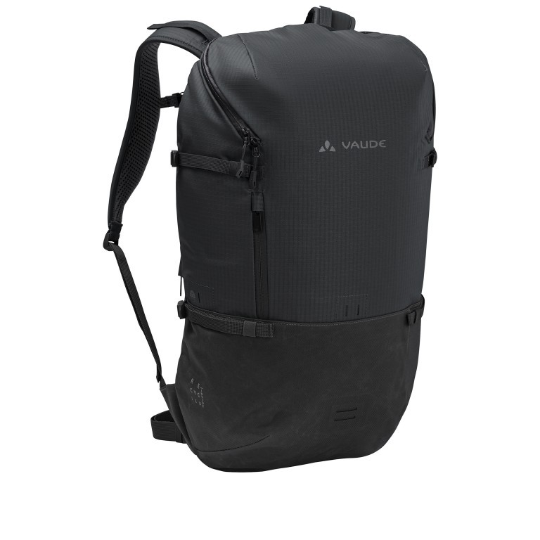 Freizeitrucksack City Go 30 II Daypack, Farbe: schwarz, blau/petrol, taupe/khaki, Marke: Vaude, Abmessungen in cm: 33x60x19, Bild 2 von 11