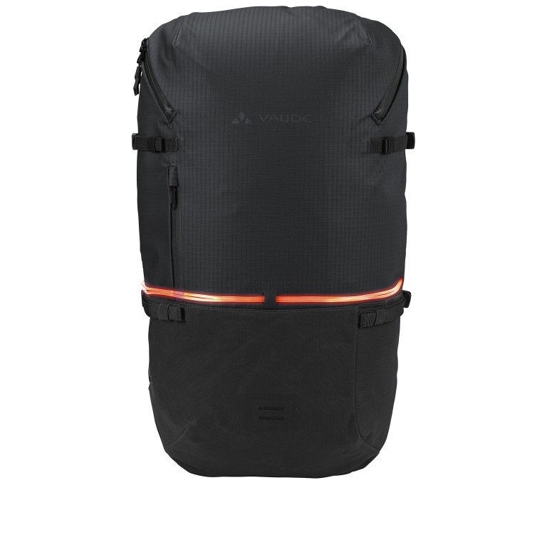 Freizeitrucksack City Go 30 II Daypack, Farbe: schwarz, blau/petrol, taupe/khaki, Marke: Vaude, Abmessungen in cm: 33x60x19, Bild 11 von 11