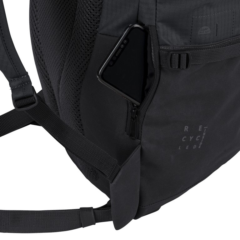 Freizeitrucksack City Go 30 II Daypack, Farbe: schwarz, blau/petrol, taupe/khaki, Marke: Vaude, Abmessungen in cm: 33x60x19, Bild 10 von 11