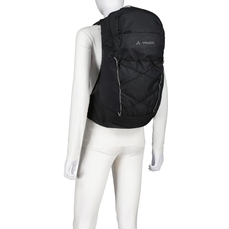Rucksack Agile Air 20, Farbe: schwarz, blau/petrol, grün/oliv, Marke: Vaude, Abmessungen in cm: 27x53x23, Bild 5 von 10
