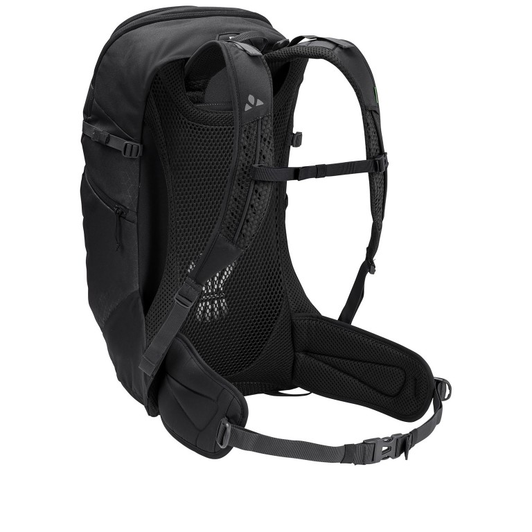 Rucksack Agile Air 26, Farbe: schwarz, blau/petrol, grün/oliv, Marke: Vaude, Abmessungen in cm: 27x58x24, Bild 4 von 10