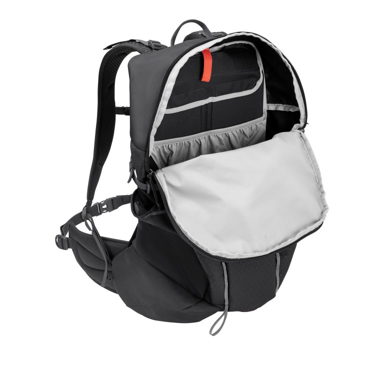 Rucksack Agile Air 26, Farbe: schwarz, blau/petrol, grün/oliv, Marke: Vaude, Abmessungen in cm: 27x58x24, Bild 8 von 10