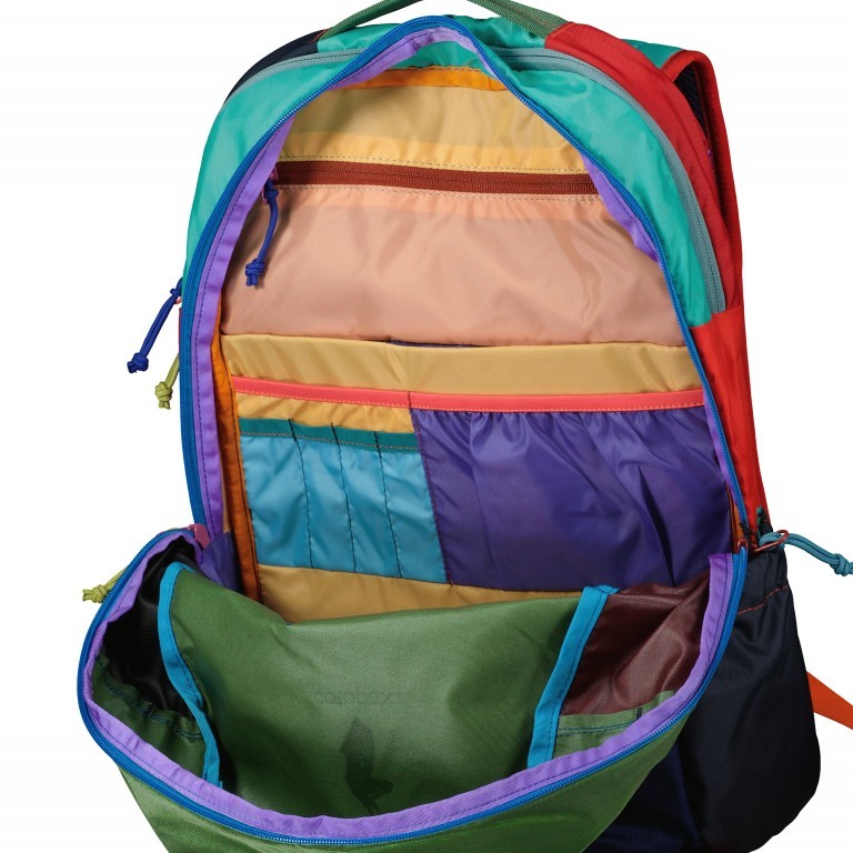 Rucksack Del Dia Chiquillo mit Laptopfach 16 Zoll Größe 30 Liter, Farbe: schwarz, bunt, Marke: Cotopaxi, Abmessungen in cm: 28x50x18, Bild 8 von 9