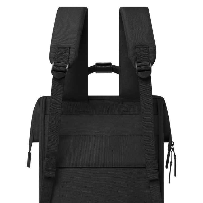 Rucksack Adventurer Medium mit zwei auswechselbaren Vortaschen, Farbe: schwarz, grau, blau/petrol, cognac, grün/oliv, rot/weinrot, flieder/lila, orange, beige, Marke: Cabaia, Abmessungen in cm: 27x41x16, Bild 9 von 10