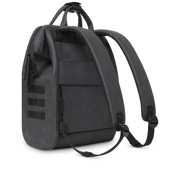 Rucksack Adventurer Medium mit zwei auswechselbaren Vortaschen, Farbe: anthrazit, blau/petrol, cognac, grün/oliv, beige, Marke: Cabaia, Abmessungen in cm: 27x41x16, Bild 6 von 10