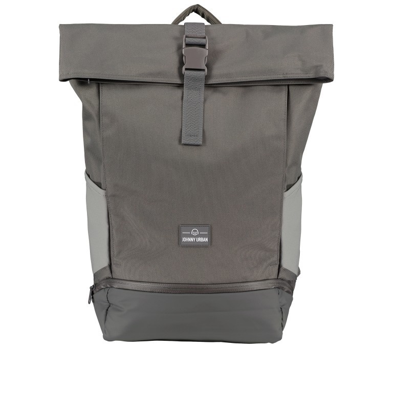 Rucksack Eco Series Allen Large erweiterbar, Farbe: schwarz, grau, blau/petrol, taupe/khaki, beige, Marke: Johnny Urban, Abmessungen in cm: 31x45x14, Bild 1 von 12