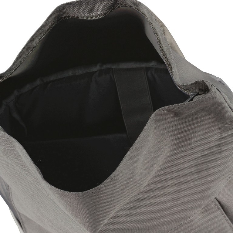 Rucksack Eco Series Allen Large erweiterbar, Farbe: schwarz, grau, blau/petrol, taupe/khaki, beige, Marke: Johnny Urban, Abmessungen in cm: 31x45x14, Bild 8 von 12