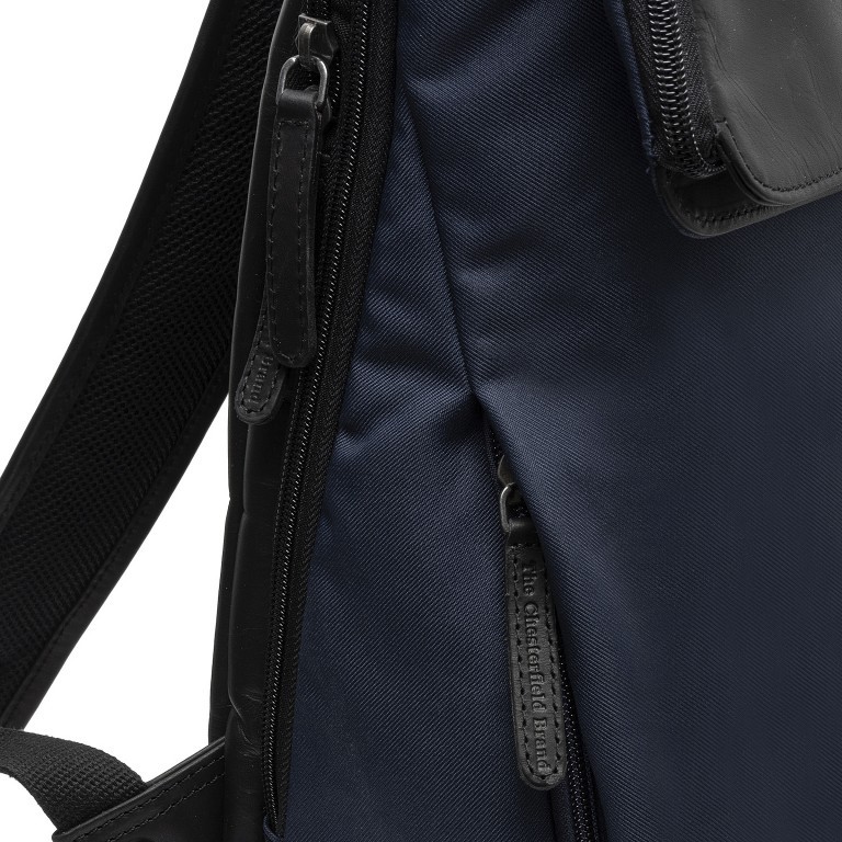 Rucksack Nylon & Wax Pull Up Trondheim, Marke: The Chesterfield Brand, Abmessungen in cm: 34x41x15, Bild 6 von 7